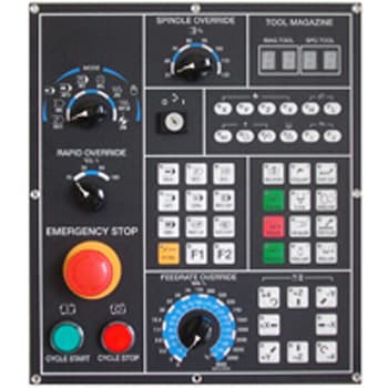 加工中心機鎖碼面板-520深色壓克力水晶式
